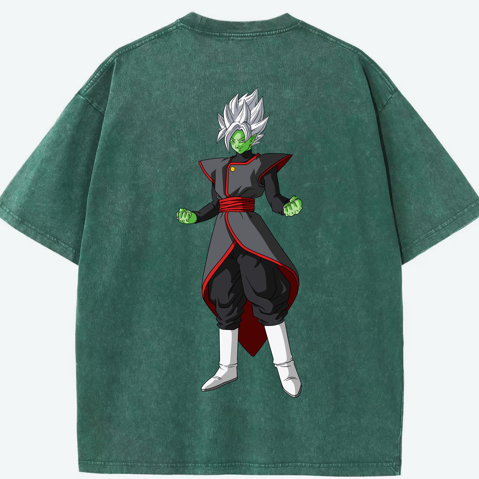 （画像用） ドラゴンボール ベジット DRAGON BALL Vegetto 綿100% ヴィンテージ風 半袖Tシャツ（背面プリント）